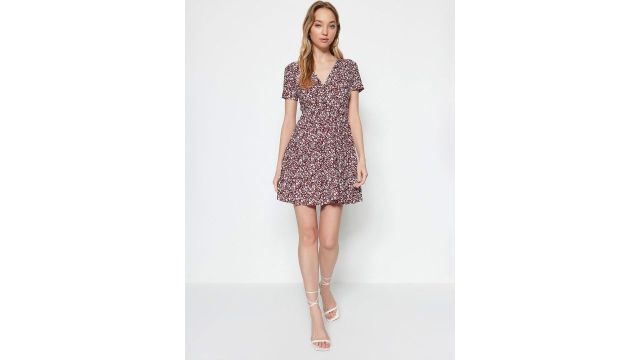 Trendyol Floral Printed Fit & Flare Dress