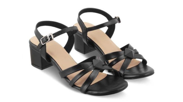 Tresmode Leather Block Sandals