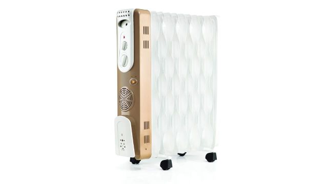 USHA 3611FS PTC 2500-Watt Oil Filled Radiator