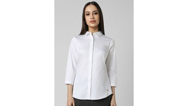 Van Heusen Woman Spread Collar Formal Shirt