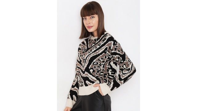 Vero Moda Abstract Printed Pullover