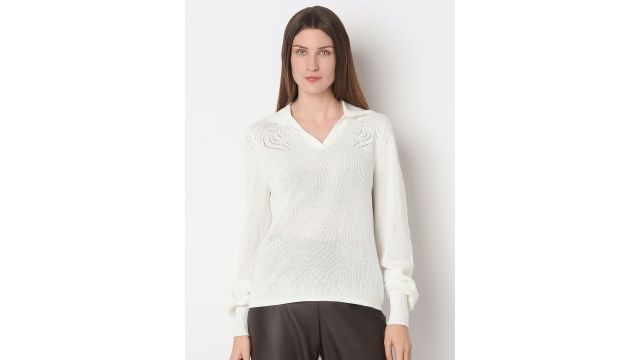 Vero Moda Women Cable Knit Pullover