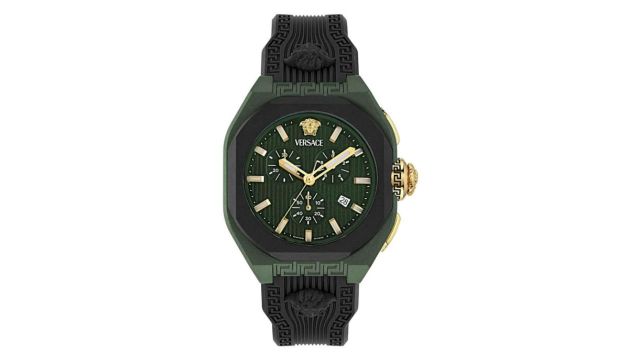 Versace V-Legend Unisex Textured Dial & Straps Analogue Watch