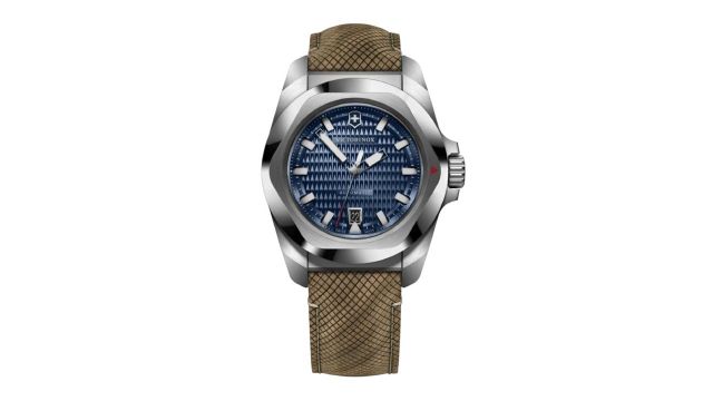 Victorinox Unisex Brass Dial & Leather Wrap Automatic Watch