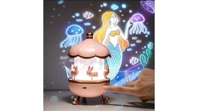 VikriDA Night Light Rabbit Sky Projector for Kids