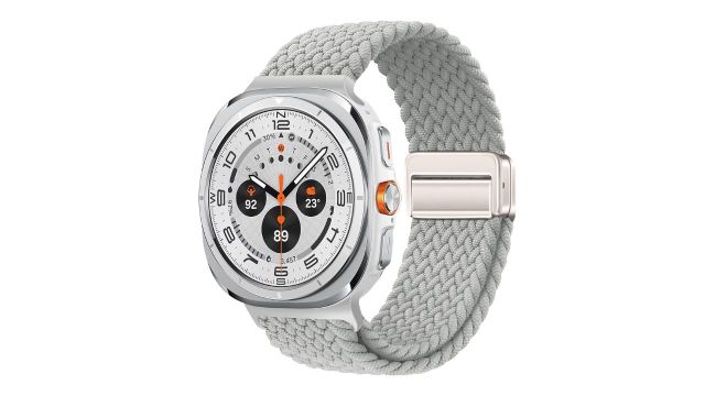 XMUXI Compatible with Samsung Galaxy Ultra Watch Strap 47mm Magnetic Nylon Replacement Bands