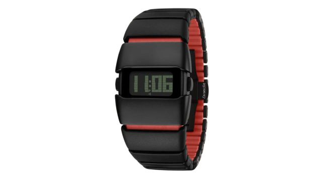 ZAADRANTurbo Black Red Digital Watch Turbo Black Red