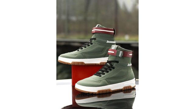 bacca bucci Men PU Mid-Top Sneakers