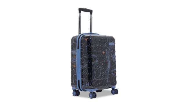 uppercase JFK Topo Printed Hard‑Sided Trolley Bag (Medium)