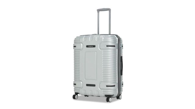 uppercase Ridge Hard‑Sided Large Trolley Bag (Silver)