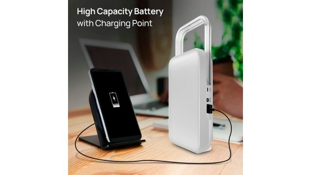 wipro Safari Emergency Rechargeable Led Lantern with 7200 Mah Battery