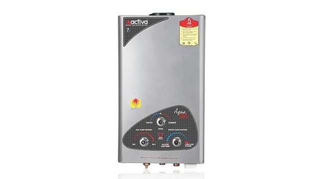 ACTIVA Instant Aqua Gold LPG Gas Water Heater