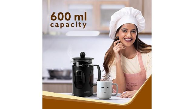 AGARO Elite French Press (600 ml)