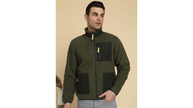 Alan Jones Men Open Front Jacket