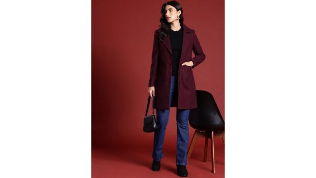All About You Regular Fit Longline Overcoat