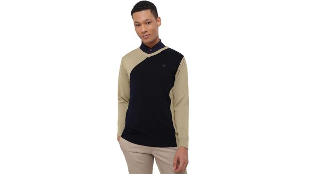 Allen Solly Men Cotton Mock Neck Sweater