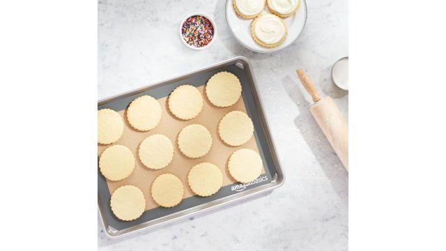 Amazon Basics Silicone Baking Mat Sheet, Set of 2