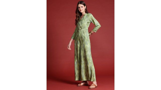 Anouk Striped Basic Jumpsuit with Belt