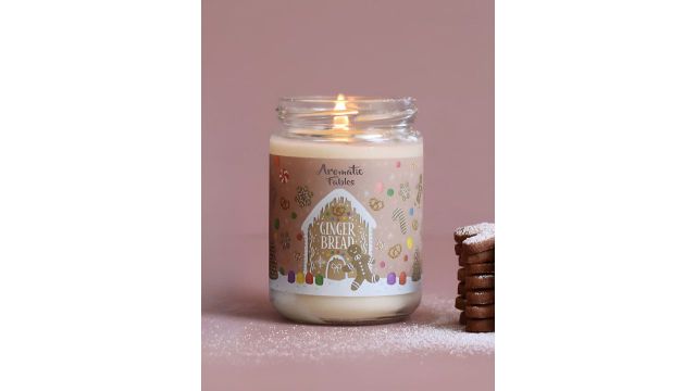 Aromatic Fables Fresh & Soothing Holiday Aroma Christmas Festive Ocean Breeze Jar Candles