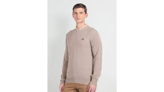 Arrow Sport Ribbed Long Sleeves Pullover Sweater