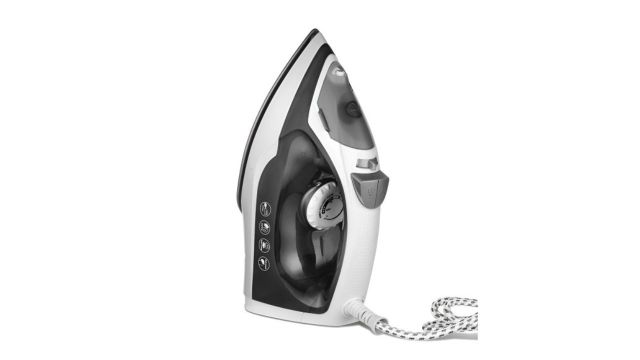 BOROSIL Black Plastic Non-Stick Soleplate Steam Iron-1380W