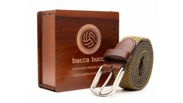 Bacca Bucci Men Braided Tang Belt