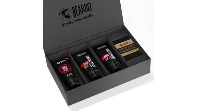 Beardo Charcoal 4-in-1 Giftset for Men