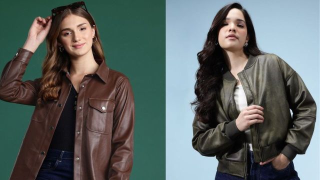 Best Faux-Leather Jackets on Myntra