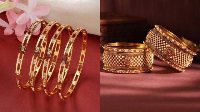 Best Gold Plated Bangles on Myntra