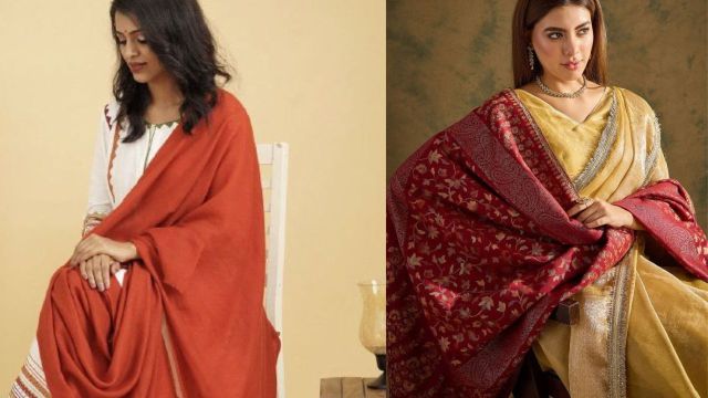 Best Luxurious Pashmina Stoles on Myntra