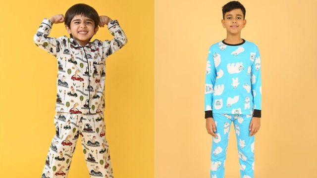 Best Printed Nightsuits for Boys on Myntra