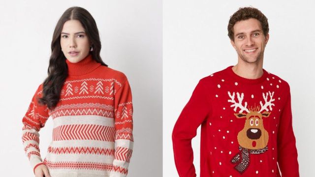 Best Printed Sweaters for Christmas on Myntra
