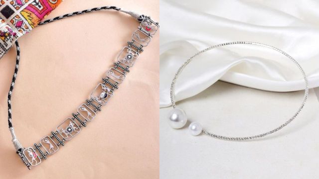 Best Silver-Plated Necklace Sets under ₹1,499 on Myntra
