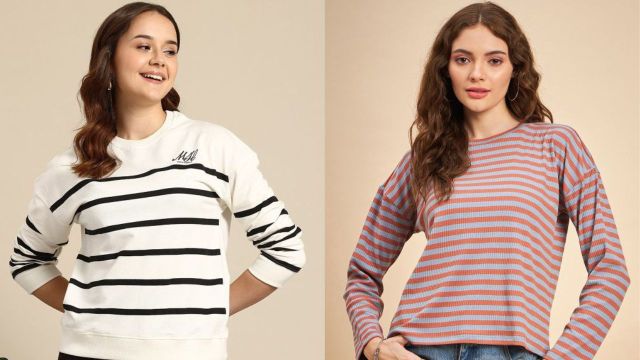 Best striped sweatshirts for smart-casual looks