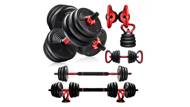 Burnlab 6 in 1 multifunctional weight training kit