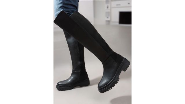 Carlton London Women Block-Heeled Winter Boots