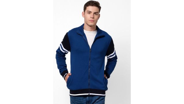 Celio Colourblocked Bomber Jacket