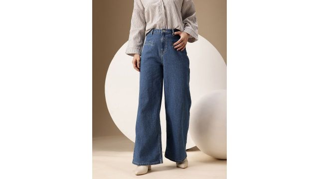 Chemistry Women Wide Leg High-Rise Stretchable Jeans