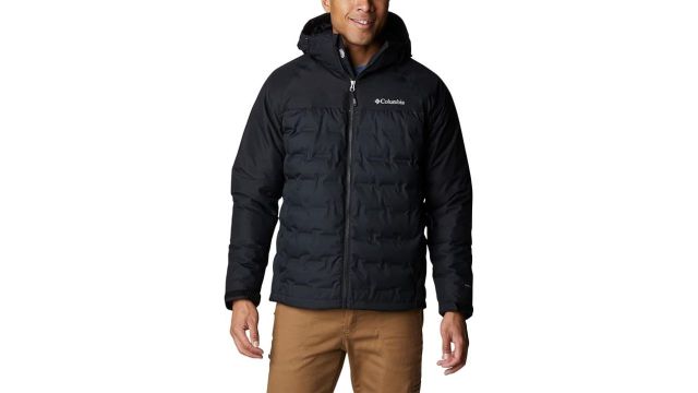 Columbia Men Omni-Heat Inifnity Grand Trek II Hooded Down Jacket