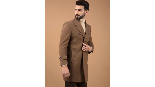 Crimsoune Club Single-Breasted Overcoat