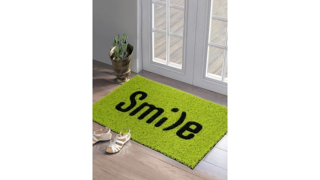 DREAM WEAVERZ Rubber Coir Printed Doormat