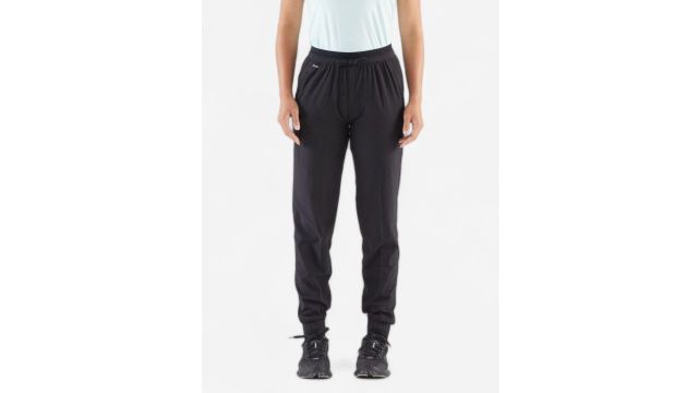Decathlon KALENJI Women Black Quick Dry Running Trackpants With 3 Pockets