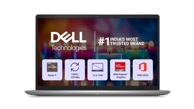 Dell 15, AMD Ryzen 5-7530U Processor Laptop