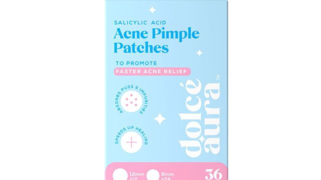 Dolce Aura Acne Pimple Patches with 0.5% Salicylic Acid – 36 patches