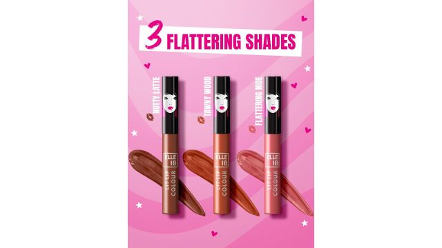 ELLE 18 3-Pcs Long Lasting Liquid Lipstick Kit - Nude Days