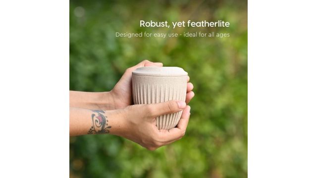 Eha Earth Friendly Retro Coffee Mug with Lid
