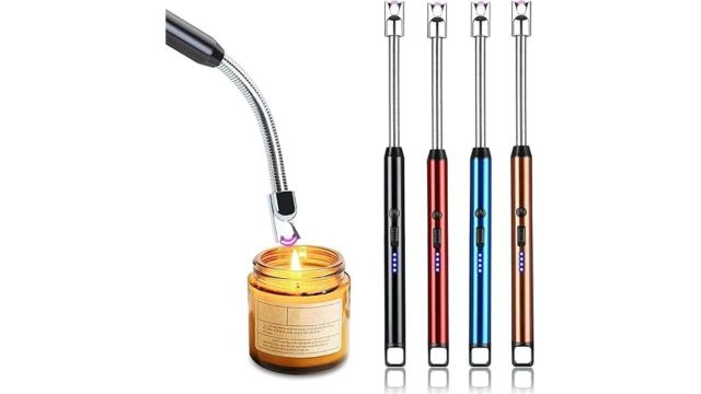 Electric Lighter for Candles Rechargeable Electric Gas Lighter