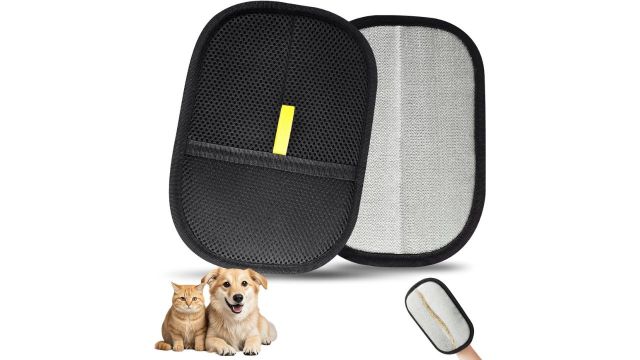 Electrostatic Pet Hair Removal Gloves (Reusable)