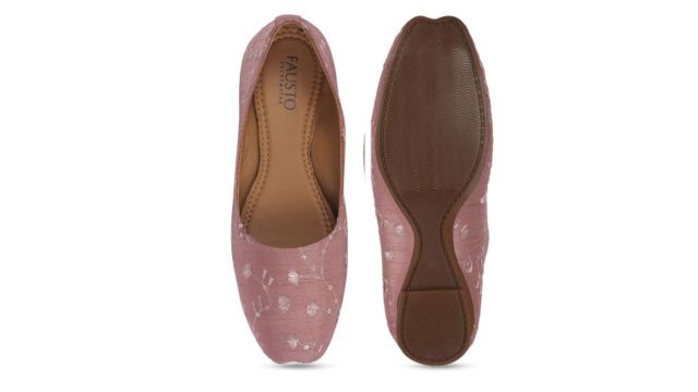 FAUSTO Women Embroidered Mojaris