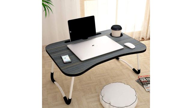 Foldable Wooden Laptop Bed Tray Table by CLUC